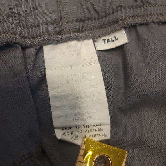 Dickies Unisex Size L Tall Scrub Drawstring Cargo Pockets Medical Workwear Pant - Picture 3 of 8